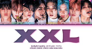 AI COVER STRAY KIDS XXL Lyrics COLOR CODED LYRICS original by YOUNGPOSSEUP [upl. by Dyana613]