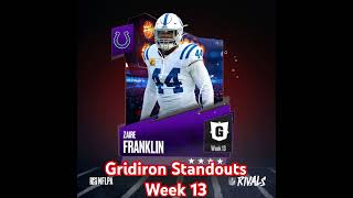 Gridiron Standouts Week 13 Player selections nfl nflrivals gridironstandouts week13 [upl. by Oilime]