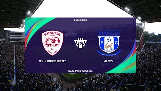 Sekhukhune United vs Magesi FC 18092024 DStv Premiership PES 2021 [upl. by Ydoow]