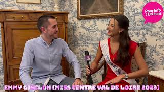 Interview avec Emmy Gisclon Miss Centre Val de Loire 2023 [upl. by Milah982]