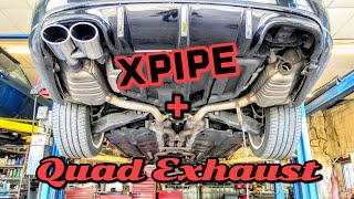 Mercedes Benz Magnaflow Xpipe Install amp Review [upl. by Anaylil328]