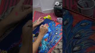 Enne inghane kandal avaru pokkule sreekrishna krishna painting krishna lippon art funny comedy [upl. by Enilauqcaj302]