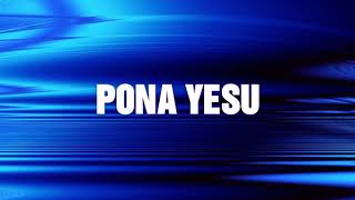 PONA YESU Moïse Mbiye feat Sandra Mbuyi Lyrics [upl. by Franckot]