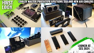 Cooler Master Prototype GPU Cooler Gen5 SSD Heatsink And AIO Coolers Launched At CES 2024 [upl. by Yenaiv]