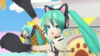 Cat Ears Switch  Hatsune Miku Project DIVA Extend PV 4K [upl. by Savvas]