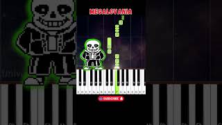 👆 Learn to play MEGALOVANIA 🎹 Easy Piano TUTORIAL [upl. by Esor]