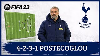 Postecoglou 4231 Tottenham FIFA 23 Tácticas [upl. by Ilyse]