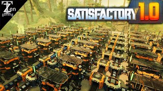 SATISFACTORY 10  LARGEST FACTORY BUILD YET EP 5 [upl. by Yekcor]