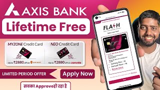 Axis Myzone Lifetime free मिलने लगा जल्दी लूट लो  Lifetime free credit card  axis my zone card [upl. by Ursa]