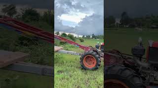 VS873 KubotaZT140 walking tractor [upl. by Shirah]