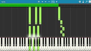 Santa Fe Klan  Celoso  Piano Tutorial  Midi [upl. by Lynad]