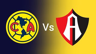 Partido de fútbol Club América vs Atlas México Liga MX hoy En Vivo 2024 [upl. by Meris421]