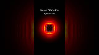 Fresnel diffraction square disk [upl. by Nivrem]