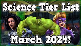 MCOC Science Tier List Tier List Week March 2024  Marvel Contest of Champions [upl. by Analeh787]