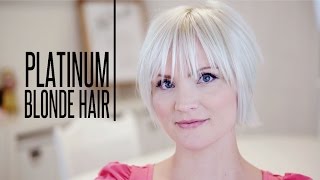 How To Color Platinum Blonde Hair [upl. by Nesrac939]