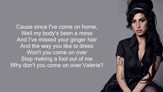 Amy Winehouse  Valerie Lyrics [upl. by Xineohp425]