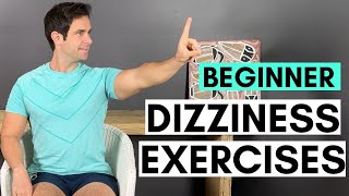 Exercises For Dizziness Vertigo and Motion Sensitivity BEGINNER [upl. by Inoy413]