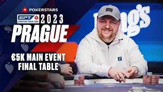 EPT Prague 2023 €5K Main Event  FINALE TABLE Livestream [upl. by Nitsyrk]