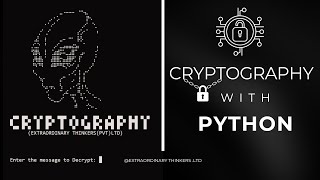 Cryptography with Python  Python Project  Programming Course [upl. by Htaek679]