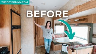 My RV remodel on a budget before amp after  see the whole transformation [upl. by Christabelle]