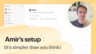 How Todoist CEO Amir manages life and teamwork in Todoist 👀 [upl. by Highams]