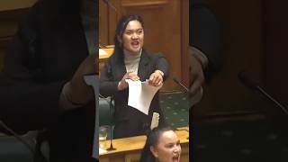 New Zealand mp performs haka for Maori Rights viralvideo viralshorts newzealand [upl. by Noletta]