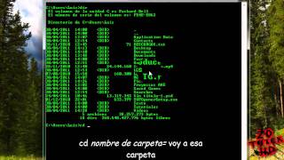 Como usar CMD  MSDOS  Comandos  Windows  Parte 12  2011 HD [upl. by Prosper]