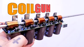 Ive Made a Powerful COILGUN  Separate Stages PCB [upl. by Orips]