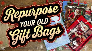 10 Genius Hacks to Transform Your Old Christmas Gift Bags 🎁✨ [upl. by Rehposirhc626]