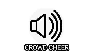 CROWD CHEER SOUND EFFECT [upl. by Cired]