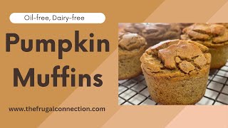 Making Pumpkin Muffins from Fresh Pumpkin Glutenfree Dairyfree Oilfree [upl. by Garek]