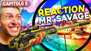 REACTION alle migliori SNIPERATE di MR SAVAGE nel CAPITOLO 5 di FORTNITE [upl. by Aborn525]