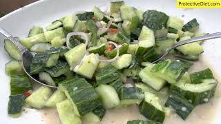 Smashed Cucumber Salad with Mix n Mac To Go [upl. by Purity]