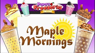 Customers Favorite Holiday  Maple Mornings  Papas Freezeria Deluxe [upl. by Ojillib869]