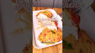 I Made The Creamiest Stuffed Chicken Breast [upl. by Yrffoeg]