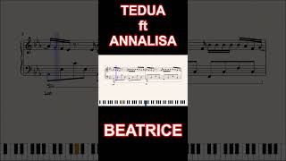 BEATRICE  TEDUA ft ANNALISA  ritornello al pianoforte [upl. by Catlin]