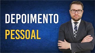 NOVO CPC  DEPOIMENTO PESSOAL [upl. by Boorer506]