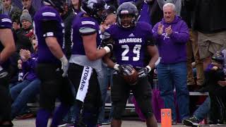 Winona State University Football vs University of Mary Highlights Oct 6 2018 [upl. by Ehrlich916]