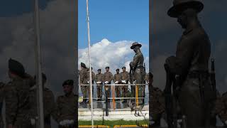 Gorkha army tribute to martyrs 🫡🫡army gorkha darjeeling [upl. by Haydon566]