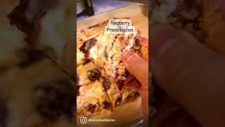 Raspberry Prasselkuchen full video and recipe aileensfooddiaries9167 [upl. by Kirred731]