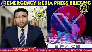 Biafra Republic PM His Excellency Simon Ekpa LIVE QampA Broadcast 10212024 [upl. by Lasyrc]