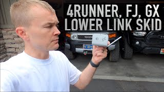 4Runner amp FJ Cruiser Lower Link Skid Plate Install [upl. by Wang885]