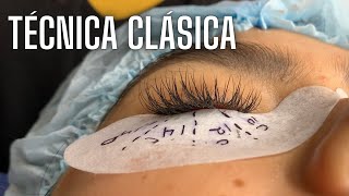 Aprende la Aplicación de Técnica Clásica Pestañas 1x1  Ojos Mandala [upl. by Brigette]