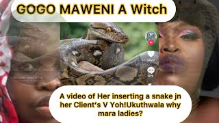 YohGogo Maweni Inserts a Big Snake in A Slay Queen Punani live on TelevisionUkuthwala [upl. by Lawford37]