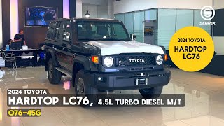 2024 Model Toyota Land Cruiser Hardtop LC76 45L Turbo Diesel 4WD MT SFXO7645G [upl. by Nivrek]