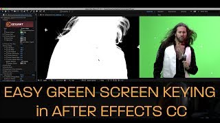 Easy Green Screen Keying in After Effects CC [upl. by Pears59]