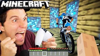 Minecraft durchspielen im FAHRRAD SIMULATOR [upl. by Voss]