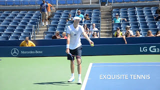 John Isner Serves in Slow Motion [upl. by Danete]