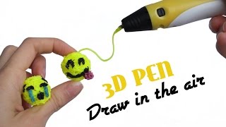 3D PEN Draw in the air  Draw in 3D  Gearbest ReviewDemo [upl. by Ainod]