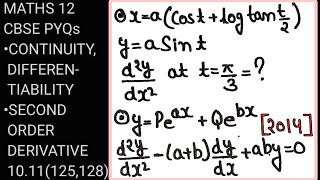 1011 SECOND ORDER DERIVATIVE CONTINUITY AND DIFFERENTIABILITY [upl. by Henigman]